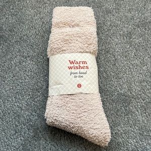 Heathered Cozy Plush Socks